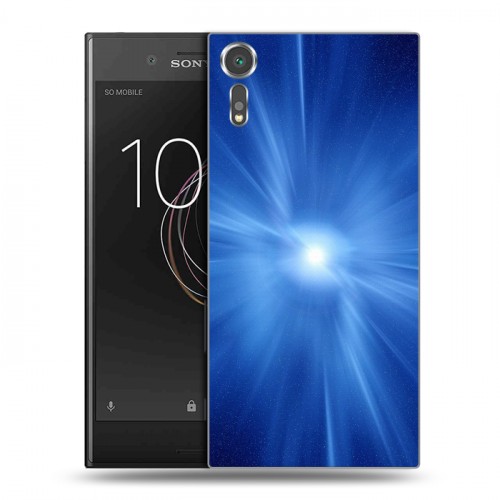 Дизайнерский пластиковый чехол для Sony Xperia XZs Абстракции Сияние