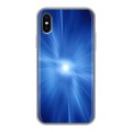 Дизайнерский силиконовый чехол для Iphone x10 Абстракции Сияние