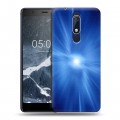 Дизайнерский пластиковый чехол для Nokia 5.1 Абстракции Сияние