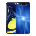 Дизайнерский пластиковый чехол для Samsung Galaxy A80 Абстракции Сияние