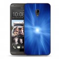 Дизайнерский пластиковый чехол для HTC Desire 700 Абстракции Сияние