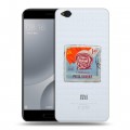 Полупрозрачный дизайнерский пластиковый чехол для Xiaomi Mi5C Флаг СССР