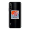 Полупрозрачный дизайнерский силиконовый чехол для Huawei Y9s Флаг СССР