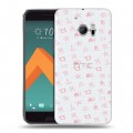 Полупрозрачный дизайнерский пластиковый чехол для HTC 10 Флаг СССР