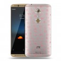 Полупрозрачный дизайнерский пластиковый чехол для ZTE Axon 7 Флаг СССР