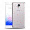 Полупрозрачный дизайнерский пластиковый чехол для Meizu M3E Флаг СССР