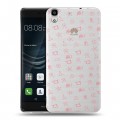 Полупрозрачный дизайнерский пластиковый чехол для Huawei Y6II Флаг СССР