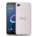 Полупрозрачный дизайнерский пластиковый чехол для HTC Desire 12 Флаг СССР