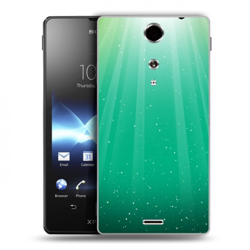 Дизайнерский пластиковый чехол для Sony Xperia TX Абстракции Сияние