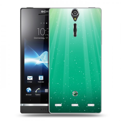 Дизайнерский пластиковый чехол для Sony Xperia S Абстракции Сияние