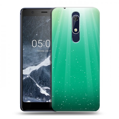 Дизайнерский пластиковый чехол для Nokia 5.1 Абстракции Сияние