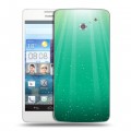 Дизайнерский пластиковый чехол для Huawei Ascend D2 Абстракции Сияние