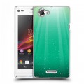 Дизайнерский пластиковый чехол для Sony Xperia L Абстракции Сияние