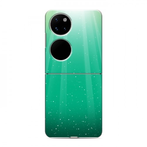 Дизайнерский пластиковый чехол для Huawei P50 Pocket Абстракции Сияние