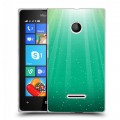 Дизайнерский пластиковый чехол для Microsoft Lumia 435 Абстракции Сияние