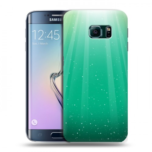 Дизайнерский пластиковый чехол для Samsung Galaxy S6 Edge Абстракции Сияние