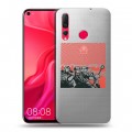 Полупрозрачный дизайнерский пластиковый чехол для Huawei Nova 4 Флаг СССР