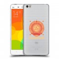 Полупрозрачный дизайнерский пластиковый чехол для Xiaomi Mi Note Флаг СССР