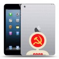 Полупрозрачный дизайнерский пластиковый чехол для Ipad Mini Флаг СССР