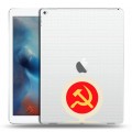 Полупрозрачный дизайнерский пластиковый чехол для Ipad Pro Флаг СССР