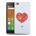 Полупрозрачный дизайнерский пластиковый чехол для Xiaomi Mi4S Флаг СССР