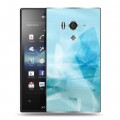 Дизайнерский пластиковый чехол для Sony Xperia acro S Абстракции Сияние