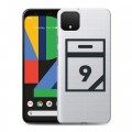 Полупрозрачный дизайнерский пластиковый чехол для Google Pixel 4 XL Стикеры к Дню Победы