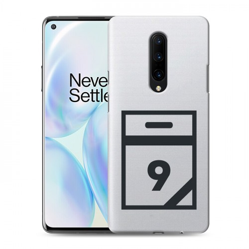 Полупрозрачный дизайнерский пластиковый чехол для OnePlus 8 Стикеры к Дню Победы