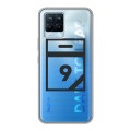 Полупрозрачный дизайнерский силиконовый чехол для Realme 8 Стикеры к Дню Победы