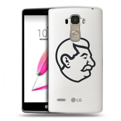 Полупрозрачный дизайнерский пластиковый чехол для LG G4 Stylus Стикеры к Дню Победы