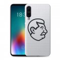 Полупрозрачный дизайнерский силиконовый чехол для Meizu 16T Стикеры к Дню Победы