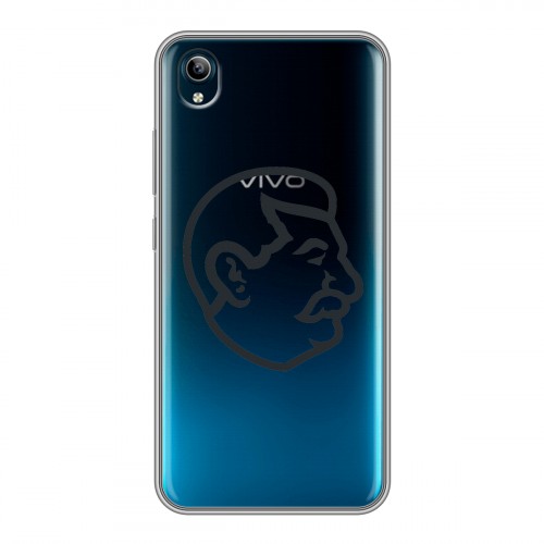Полупрозрачный дизайнерский силиконовый с усиленными углами чехол для Vivo Y91C Стикеры к Дню Победы