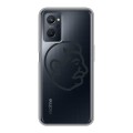 Полупрозрачный дизайнерский пластиковый чехол для Realme 9i Стикеры к Дню Победы