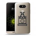 Полупрозрачный дизайнерский пластиковый чехол для LG G5 Стикеры к Дню Победы