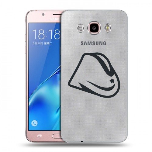 Полупрозрачный дизайнерский пластиковый чехол для Samsung Galaxy J5 (2016) Стикеры к Дню Победы