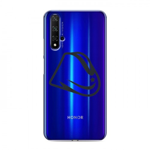 Полупрозрачный дизайнерский пластиковый чехол для Huawei Honor 20 Стикеры к Дню Победы