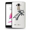 Полупрозрачный дизайнерский пластиковый чехол для LG G4 Stylus Стикеры к Дню Победы