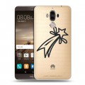 Полупрозрачный дизайнерский пластиковый чехол для Huawei Mate 9 Стикеры к Дню Победы