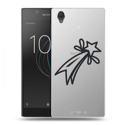 Полупрозрачный дизайнерский пластиковый чехол для Sony Xperia L1 Стикеры к Дню Победы