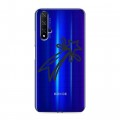 Полупрозрачный дизайнерский пластиковый чехол для Huawei Honor 20 Стикеры к Дню Победы