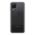 Полупрозрачный дизайнерский пластиковый чехол для Samsung Galaxy A12 Стикеры к Дню Победы