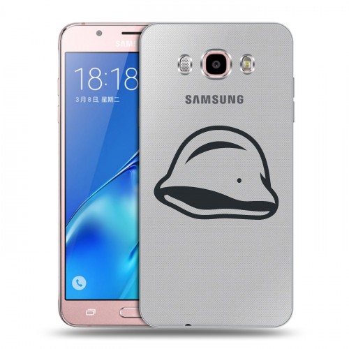 Полупрозрачный дизайнерский силиконовый с усиленными углами чехол для Samsung Galaxy J5 (2016) Стикеры к Дню Победы