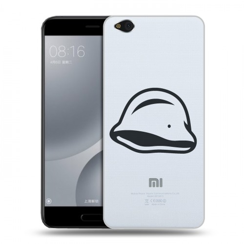 Полупрозрачный дизайнерский пластиковый чехол для Xiaomi Mi5C Стикеры к Дню Победы