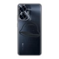 Полупрозрачный дизайнерский пластиковый чехол для Realme C55 Стикеры к Дню Победы