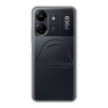 Полупрозрачный дизайнерский пластиковый чехол для Xiaomi Poco C65 Стикеры к Дню Победы