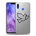 Полупрозрачный дизайнерский пластиковый чехол для Huawei Nova 3i Стикеры к Дню Победы