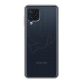 Полупрозрачный дизайнерский пластиковый чехол для Samsung Galaxy A22 Стикеры к Дню Победы