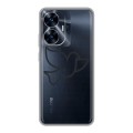 Полупрозрачный дизайнерский пластиковый чехол для Realme C55 Стикеры к Дню Победы