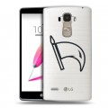 Полупрозрачный дизайнерский пластиковый чехол для LG G4 Stylus Стикеры к Дню Победы