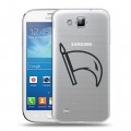 Полупрозрачный дизайнерский пластиковый чехол для Samsung Galaxy Premier Стикеры к Дню Победы